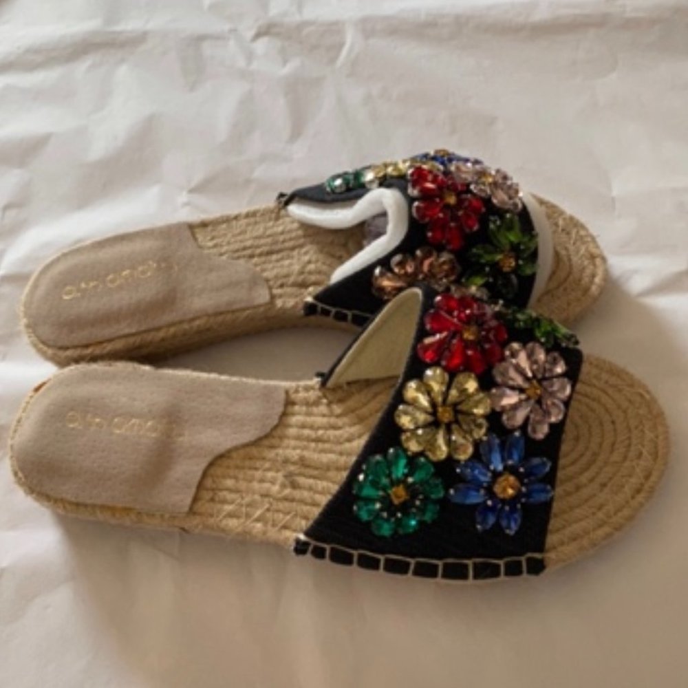 NEW ash amaira embellished slides
